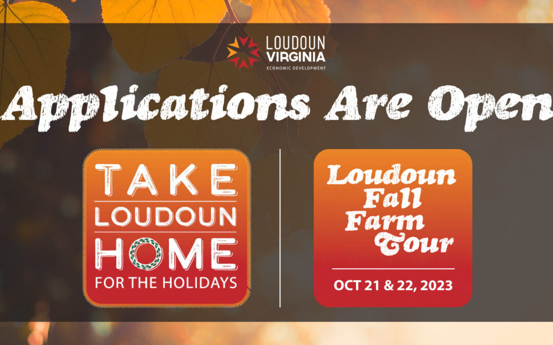 Loudoun Fall Farm Tour and Take Loudoun Home for the Holidays 2023 Applications are Now Open